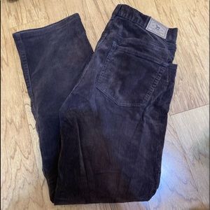 ralph lauren corduroy jeans. brown 28” waist